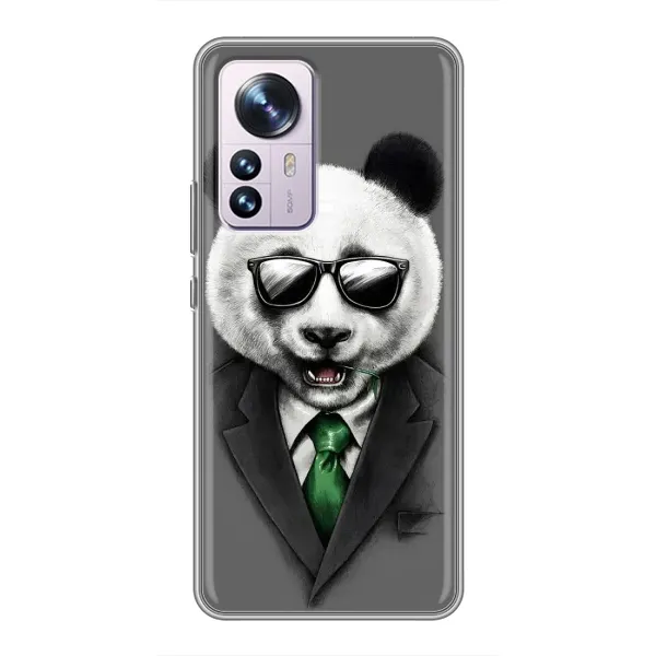 Чехол с рисунком «Панда в очках» для Xiaomi 12 / 12X Чехол с рисунком «Панда в очках» для Xiaomi 12 / 12X