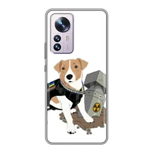 Чехол с принтом Собаки Патрон для Xiaomi 12 / 12X (Пёс Патрон с ракетой)