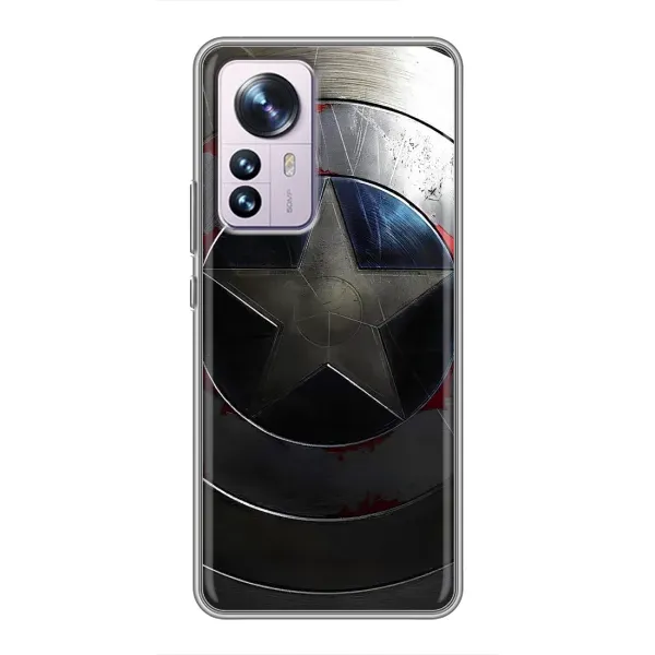 Чехол с рисунком «Ретро Щит Капитана» для Xiaomi 12 / 12X Чехол с рисунком «Ретро Щит Капитана» для Xiaomi 12 / 12X