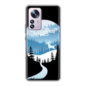 Силіконовий бампер на різдво для Xiaomi 12 / 12X (Різдвяний Олень)
