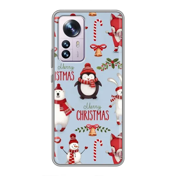 Чехол с рисунком «Рождественский» для Xiaomi 12 / 12X