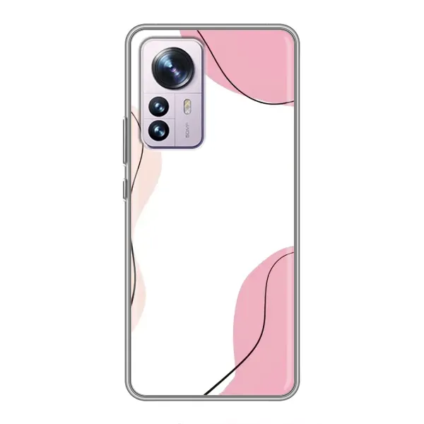 Чехол с рисунком «Розовый фон» для Xiaomi 12 / 12X Чехол с рисунком «Розовый фон» для Xiaomi 12 / 12X
