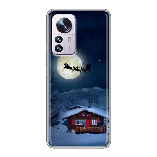 Чехол с рисунком «Санта» для Xiaomi 12 / 12X