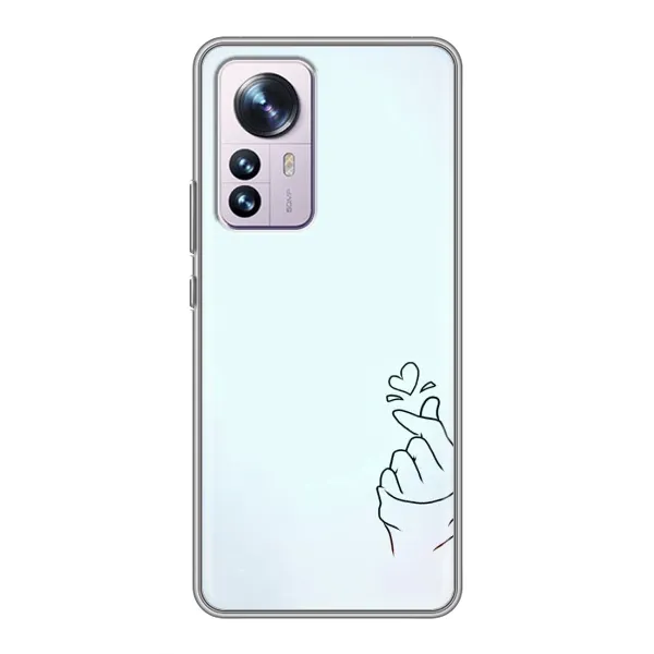 Чехол с рисунком «Сердце на голубом» для Xiaomi 12 / 12X Чехол с рисунком «Сердце на голубом» для Xiaomi 12 / 12X