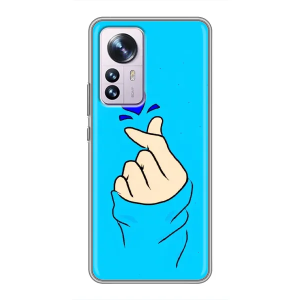 Чехол с рисунком «Сердце на синем» для Xiaomi 12 / 12X Чехол с рисунком «Сердце на синем» для Xiaomi 12 / 12X