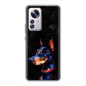 Бампер для Xiaomi 12 / 12X з картинкою "Песики" (Собака Мопсік)