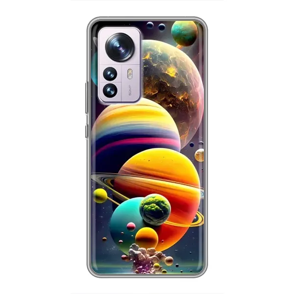Чехол с рисунком «Солнечна система» для Xiaomi 12 / 12X Чехол с рисунком «Солнечна система» для Xiaomi 12 / 12X