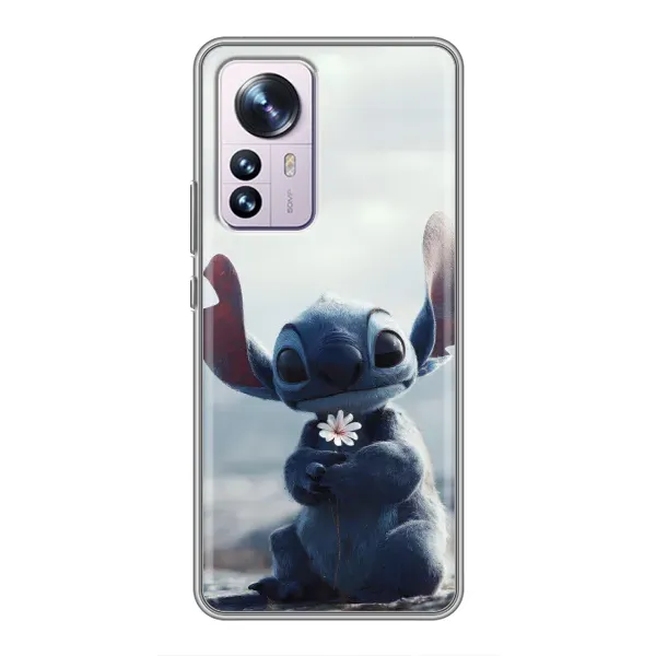 Чехол с рисунком «Стич с цветочком» для Xiaomi 12 / 12X Чехол с рисунком «Стич с цветочком» для Xiaomi 12 / 12X