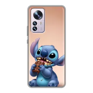 Чохол з малюнком Стіч для Xiaomi 12 / 12X (Стіч з шоколадом)