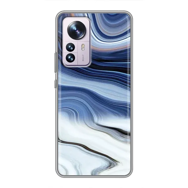 Чехол с рисунком «Светлый мрамор» для Xiaomi 12 / 12X Чехол с рисунком «Светлый мрамор» для Xiaomi 12 / 12X