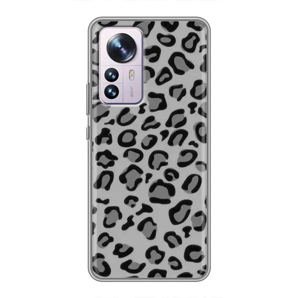 Чехол с рисунком «Темный леопрад» для Xiaomi 12 / 12X Чехол с рисунком «Темный леопрад» для Xiaomi 12 / 12X