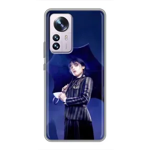 Чохол з картинкою Венсдей на Xiaomi 12 / 12X (Венсдей з парасолькою)