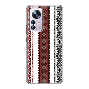 Силиконовый Чехол на Xiaomi 12 / 12X с картинкой Вышиванки (Вышиваночки)