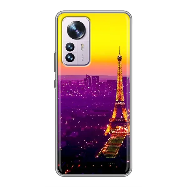 Чехол с рисунком «Яркая башня» для Xiaomi 12 / 12X Чехол с рисунком «Яркая башня» для Xiaomi 12 / 12X