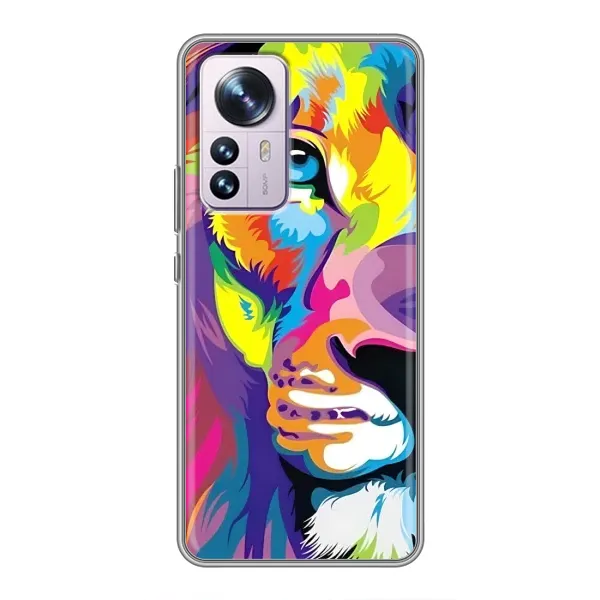 Чехол с рисунком «Яркий Лев» для Xiaomi 12 / 12X
