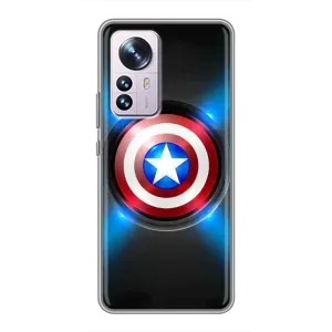 Чехол с Щитом Капитана Америки на Xiaomi 12 / 12X (Яркий Щит Капитана)