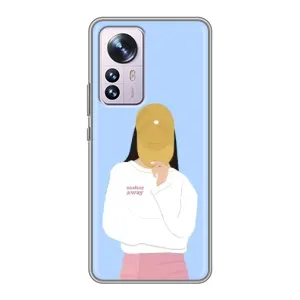 Силіконовый Чохол на Xiaomi 12 / 12X з картинкой Модных девушек (Жовта кепка)