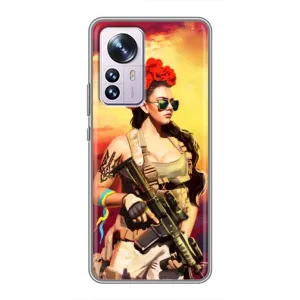 ЗСУ Чохли (TPU) для Xiaomi 12 / 12X (Жінка солдат)