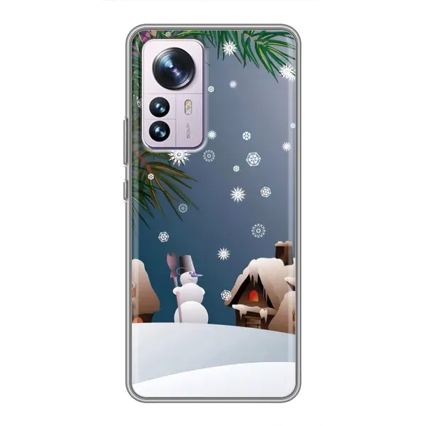 Чехол с рисунком «Зима» для Xiaomi 12 / 12X Чехол с рисунком «Зима» для Xiaomi 12 / 12X