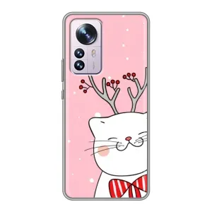Чохол на тематику: Коти для Xiaomi 12 / 12X (Зимовий кіт)