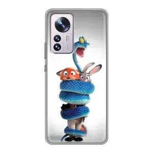 Силиконовый чехол с принтом Зоотрополіс для Xiaomi 12 / 12X (Змея Зоо)