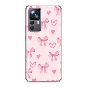 Чохол банти для Xiaomi 12T Pro (Бантики і сердечки)