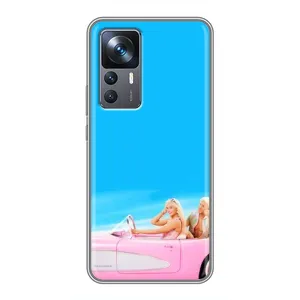 Силіконовый Чохол Барбі фільм на Xiaomi 12T Pro (Барбі і Кен)