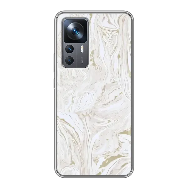 Чехол с рисунком «белый мрамор» для Xiaomi 12T Pro Чехол с рисунком «белый мрамор» для Xiaomi 12T Pro