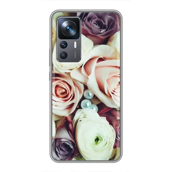 Чехол с рисунком «Букет РОЗ» для Xiaomi 12T Pro Чехол с рисунком «Букет РОЗ» для Xiaomi 12T Pro