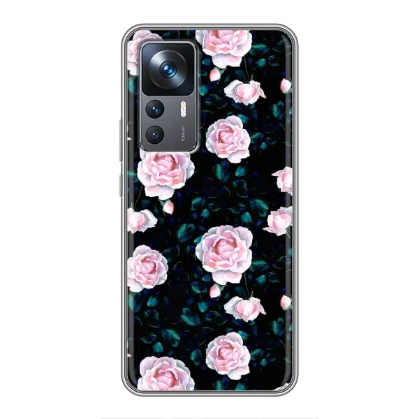 Чехол с рисунком «Чайные розы» для Xiaomi 12T Pro Чехол с рисунком «Чайные розы» для Xiaomi 12T Pro