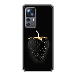 Чохол з зображенням смачної їжі для Xiaomi 12T Pro (Чорна полуниця)