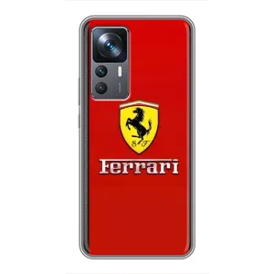 Силіконовий бампер з картинкою машини на Xiaomi 12T Pro (Ferrari Logo)