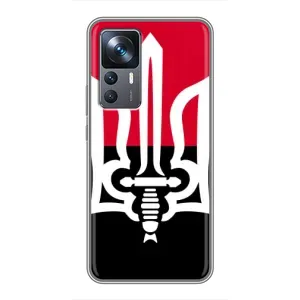 Чехлы УПА (Красно-Чёрный) на Xiaomi 12T Pro (Герб Украины)