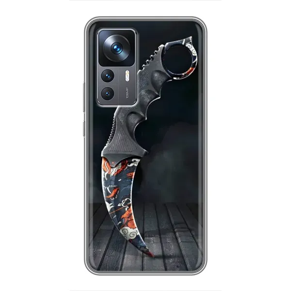 Чехол с рисунком «Кинжал КС ГО» для Xiaomi 12T Pro Чехол с рисунком «Кинжал КС ГО» для Xiaomi 12T Pro
