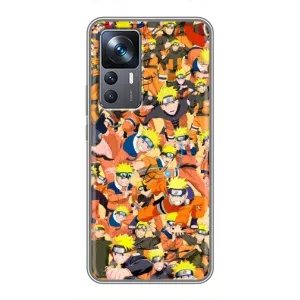 Чехлы с принтом Наруто на Xiaomi 12T Pro (Коллаж Наруто)