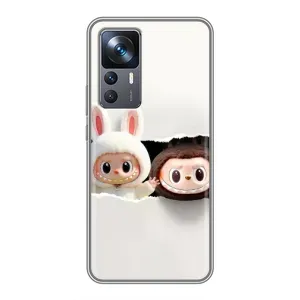 Чехол с принтом Лабубу для Xiaomi 12T Pro (Фигурки Labubu)
