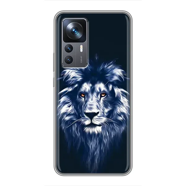 Чехол с рисунком «Лев - синий» для Xiaomi 12T Pro Чехол с рисунком «Лев - синий» для Xiaomi 12T Pro