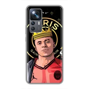 Чехол (TPU) с Футболистом на Xiaomi 12T Pro (Mbappe King)