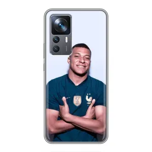 Чехол (TPU) с Футболистом на Xiaomi 12T Pro (Мбаппешичка)