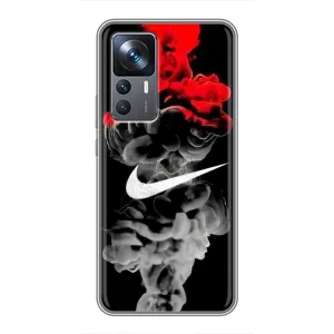 Силіконовый Чохол на Xiaomi 12T Pro з картинкою НАЙК (Nike дим)