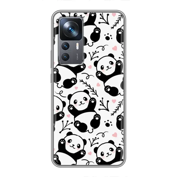 Чехол с рисунком «Пандочки» для Xiaomi 12T Pro