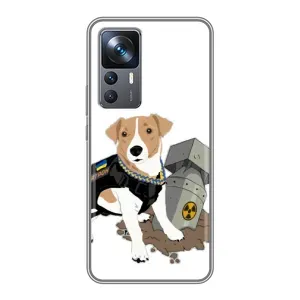 Чехол с принтом Собаки Патрон для Xiaomi 12T Pro (Пёс Патрон с ракетой)