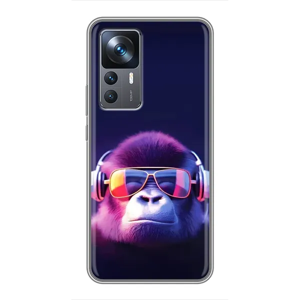 Чехол с рисунком «Стильная обезьяна» для Xiaomi 12T Pro