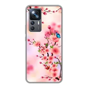 Чехол с принтом САКУРЫ на Xiaomi 12T (Бабочки на сакуре)