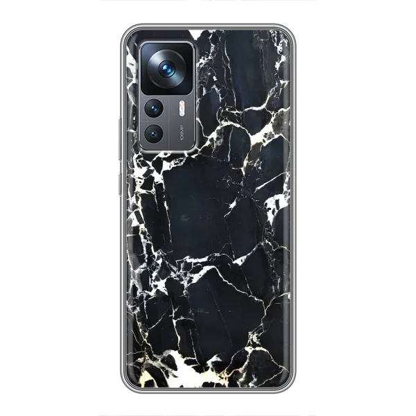 Чехол с рисунком «Чёрный мрамор» для Xiaomi 12T Чехол с рисунком «Чёрный мрамор» для Xiaomi 12T