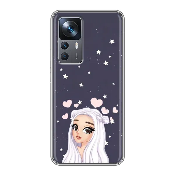 Чехол с рисунком «Девушка и сердечки» для Xiaomi 12T Чехол с рисунком «Девушка и сердечки» для Xiaomi 12T