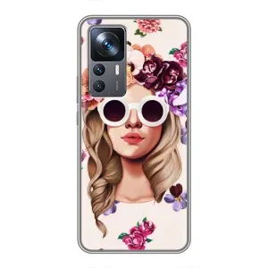 Чехол с картинкой Модные Девчонки Xiaomi 12T (Девушка в очках)