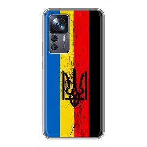 Чехлы УПА (Красно-Чёрный) на Xiaomi 12T (Флаг УПА)