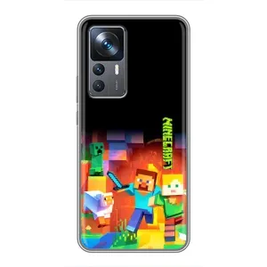 Чохли для Xiaomi 12T (Персонажі МайнКрафт) (Герой Майнкрафт)