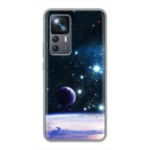 Чехол (ТПУ) с планетами на Xiaomi 12T (Космический вид)